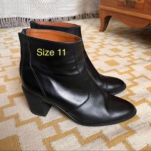 Madewell Ames Boot in Black leather